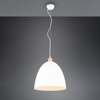 Reality Leuchten - gebraucht] Hängeleuchte Jagger Einflammig ø 40 Cm Weiß Deckenlampe Lampe B-Ware von REALITY LEUCHTEN