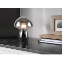 Kleine Akku Tischlampe dooley aus Rauchglas, Höhe 18cm Kleine Akku Tischlampe dooley aus Rauchglas, Höhe 18cm von REALITY LEUCHTEN