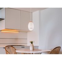 Reality Leuchten - Kleine Pendelleuchte bidar in Weiß mit ausgefallenem Stanzmuster, ø 15cm Reality Leuchten - Kleine Pendelleuchte bidar in Weiß mit ausgefallenem Stanzmuster, ø 15cm von REALITY LEUCHTEN