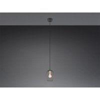Kleine Pendelleuchte grid mit Gitter Lampenschirm in Schwarz, ø 16cm von REALITY LEUCHTEN