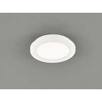 Kleine led Deckenleuchte camillus flache Badezimmerlampe dimmbar Ø17cm Weiß IP44 von Trio
