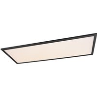 Reality Leuchten - led Deckenleuchte alpha Schwarz Panel rechteckig 80x29cm, 5cm ultra slim von REALITY LEUCHTEN