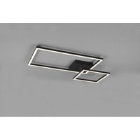 Led Deckenleuchte padella Schwarz - dimmbar 63cm breit Neutralweiß von REALITY LEUCHTEN