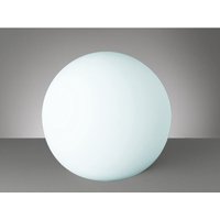 Led Kugel Tischleuchte 1 flammig Opal Glas Weiß Ø20cm Höhe 18cm von MEINEWUNSCHLEUCHTE