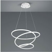 Led Pendelleuchte bologna Metall Weiß matt 3 Stufen Dimmer Ø50cm von REALITY LEUCHTEN