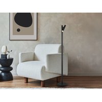 Led Akku Stehlampe gomez dimmbar mit schwenkbarem Spot, Schwarz Höhe 130cm von REALITY LEUCHTEN