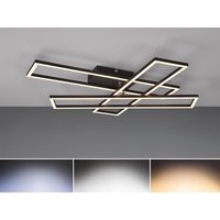 Reality Leuchten - led Deckenleuchte corso dimmbar Lichtfarbe einstellbar, Schwarz, 66cm lang von REALITY LEUCHTEN