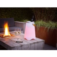 Led Deko Lampe jamaica mit Farbwechsel, Bluetooth Lautsprecher & Weinkühler 38cm von REALITY LEUCHTEN