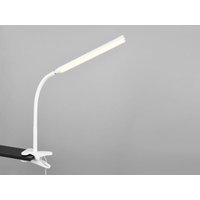 Reality Leuchten - led Klemmleuchte nevada Weiß dimmbar & 3 Lichtfarben, Höhe 38-69cm von REALITY LEUCHTEN