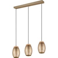 Reality Leuchten - Trio Leuchten Pendelleuchte Bidar 3xE27, beige, Metall Deckenlampen & Kronleuchter von REALITY LEUCHTEN