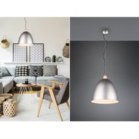 Reality Leuchten - Pendelleuchte jagger Lampenschirm Metall/Holz Silber Antik, ø 40cm Reality Leuchten - Pendelleuchte jagger Lampenschirm Metall/Holz Silber Antik, ø 40cm von REALITY LEUCHTEN