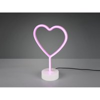 Defibrico - Deko led Tischleuchte heart Batterie- oder usb betrieben, Höhe 30cm von DEFIBRICO
