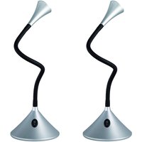 Flexible led Schreibtischleuchten 2er set in Silber auch Wandmontage möglich Flexible led Schreibtischleuchten 2er set in Silber auch Wandmontage möglich von REALITY LEUCHTEN