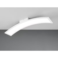 Led Deckenleuchte sigma lang & schmal in Weiß, gebogen, Länge 76cm von REALITY LEUCHTEN