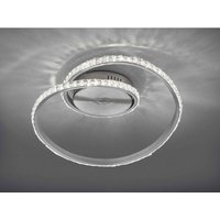 Reality Leuchten - Geschwungene led rubin Deckenlampe mit Farbwechsel & Fernbedienung, Breite 45cm Reality Leuchten - Geschwungene led rubin Deckenlampe mit Farbwechsel & Fernbedienung, Breite 45cm von REALITY LEUCHTEN