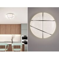 Reality Leuchten - led Deckenleuchte tibor mit Sternenhimmel, 3 Stufen dimmbar, ø 28cm von REALITY LEUCHTEN