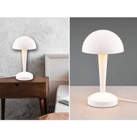 Reality Leuchten - led Tischleuchte canaria aus Metall mit Touchfunktion Weiß Gold, Höhe 26cm Reality Leuchten - led Tischleuchte canaria aus Metall mit Touchfunktion Weiß Gold, Höhe 26cm von REALITY LEUCHTEN