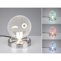 Tischlampe Smiley Led dimmbar rgb H15 cm Trio Beleuchtung von IPERBRIKO