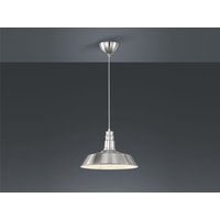 Retro Pendelleuchte will Lampenschirm Metall Silber, ø 36cm von TRIO LIGHTING