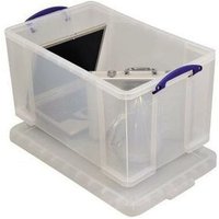 Really Useful Box - Aufbewahrungsbox 71 x 38 x 44 cm (b x h x t) 84l Polypropylen transparent von REALLY USEFUL BOX