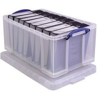 Really Useful Box - Aufbewahrungsbox 71 x 31 x 44 cm (b x h x t) din A4 64l Polypropylen transparent von REALLY USEFUL BOX