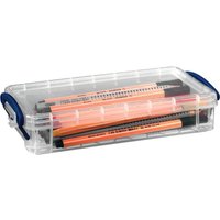 Really Useful Box 0,55 l Aufbewahrungsbox 22,0 x 10,0 x 4,0 cm - transparent von Really Useful Box