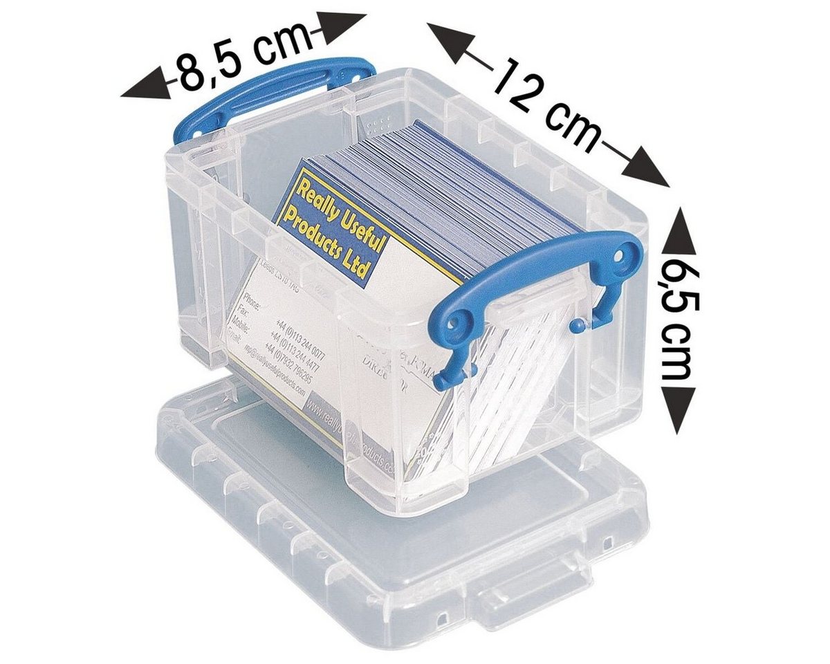 REALLYUSEFULBOX Aufbewahrungsbox, 0,3 Liter, verschließbar und stapelbar von REALLYUSEFULBOX
