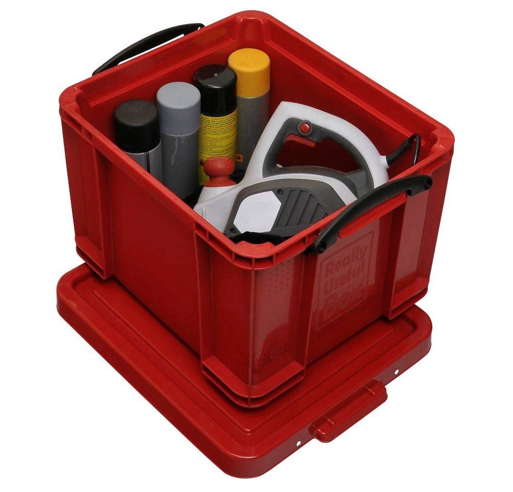 REALLYUSEFULBOX Aufbewahrungsbox Really Useful Box Aufbewahrungsbox 35l rot von REALLYUSEFULBOX