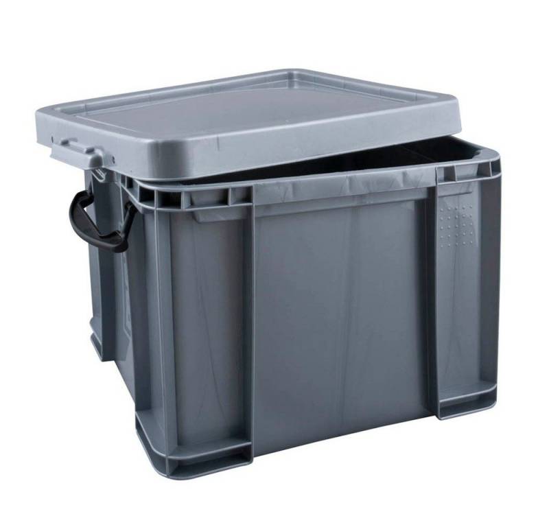 REALLYUSEFULBOX Aufbewahrungsbox Really Useful Box Aufbewahrungsbox 35l silber von REALLYUSEFULBOX