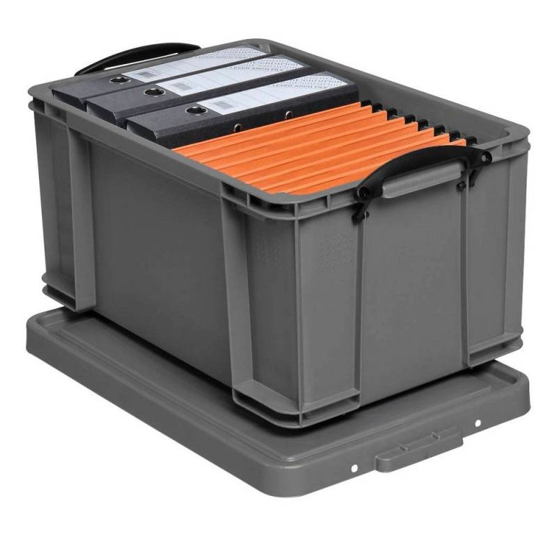 REALLYUSEFULBOX Aufbewahrungsbox Really Useful Box Aufbewahrungsbox 48l silber von REALLYUSEFULBOX