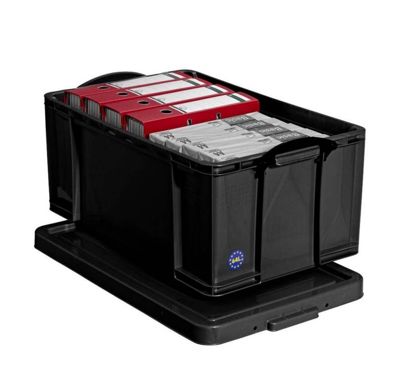 REALLYUSEFULBOX Aufbewahrungsbox 1 Aufbewahrungsbox 64 Liter - schwarz von REALLYUSEFULBOX