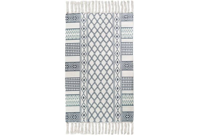 REALLaxx Läufer Zarah, 60x100cm, kleiner Teppich, Vorleger, Boho-Stil, geometrisch von REALLaxx