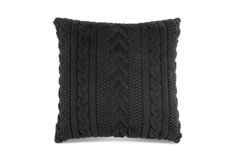 REALLaxx Dekokissen Meran, kuscheliges Sofakissen inkl. Füllung, 50 x 50 cm, Strickoptik von REALLaxx