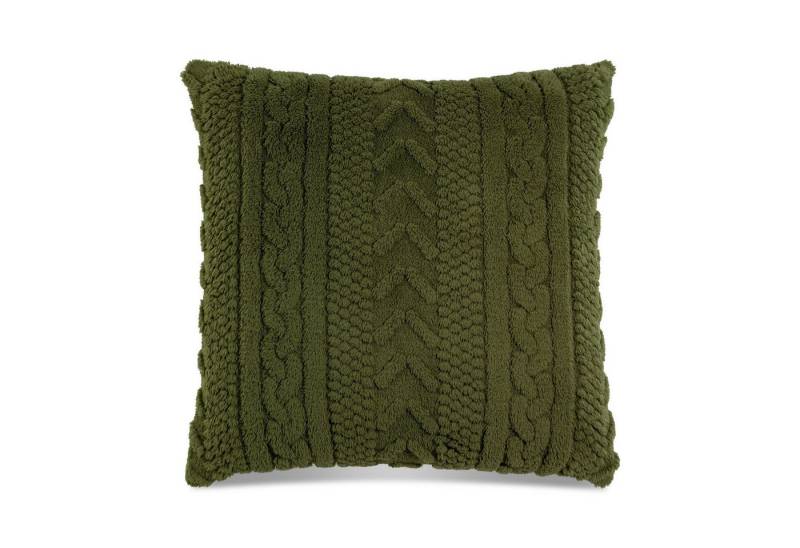 REALLaxx Dekokissen Meran, kuscheliges Sofakissen inkl. Füllung, 50 x 50 cm, Strickoptik von REALLaxx