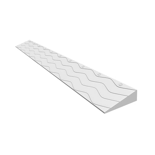 Tragbare Türschwellenrampen, Rampe Rollstuhl, Kunststofframpe zum Kehren von Roboterrollern und Fahrrädern (Color : A, Size : 100x7x1.5cm) von Boppon