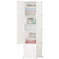Kleiderschrank Weiß Modularer 147x39x37 cm Kleiderschrank Weiß Modularer 147x39x37 cm von REBIKO