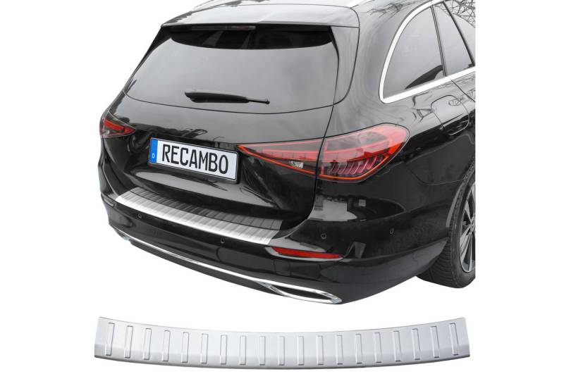 RECAMBO Ladekantenschutz für Mercedes C-Klasse T-Modell S206 BJ ab 2021> Stoßstangenschutz, V2A rostfrei, Exklusive Optik, praktischer Schutz & perfekte Passform von RECAMBO