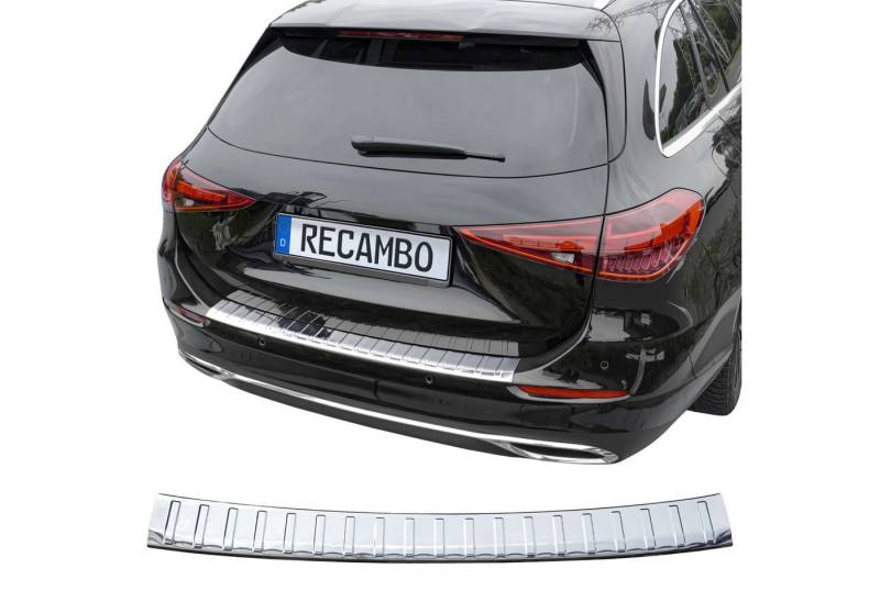 RECAMBO Ladekantenschutz für Mercedes T-Modell S206 BJ ab 2021> Stoßstangenschutz, V2A rostfrei, Exklusive Optik, praktischer Schutz & perfekte Passform von RECAMBO
