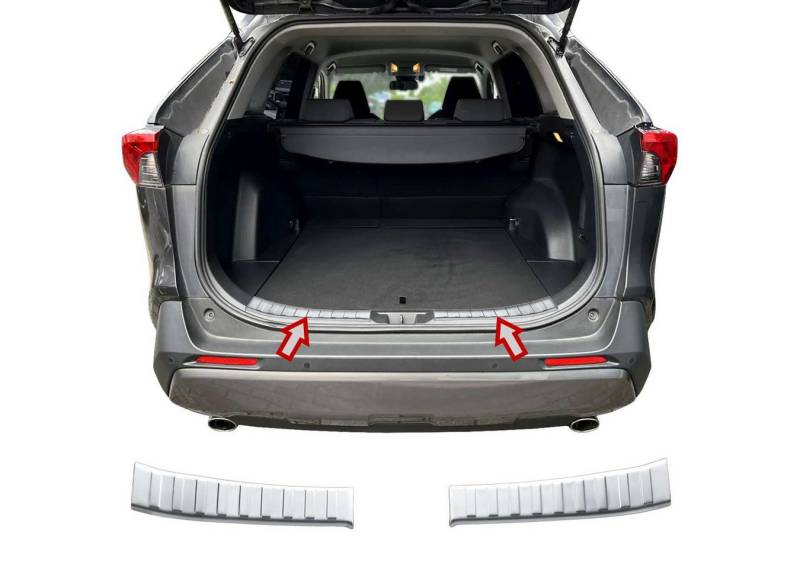 RECAMBO Ladekantenschutz für Suzuki Across, BJ ab 2020> Stoßstangenschutz, V2A rostfrei, Exklusive Optik, praktischer Schutz & perfekte Passform von RECAMBO