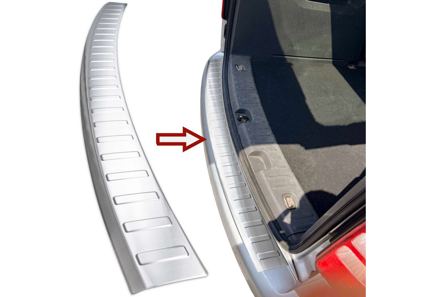 RECAMBO Ladekantenschutz für VW CADDY III 2K 2C, BJ 2003-2015 Stoßstangenschutz, V2A rostfrei, Exklusive Optik, praktischer Schutz & perfekte Passform RECAMBO Ladekantenschutz für VW CADDY III 2K 2C, BJ 2003-2015 Stoßstangenschutz, V2A rostfrei, Exklusive Optik, praktischer Schutz & perfekte Passform von RECAMBO