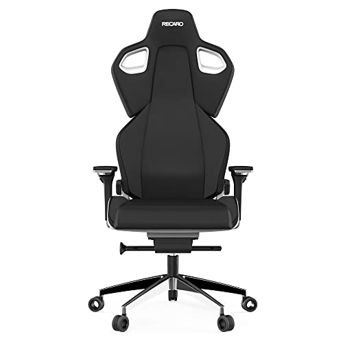 RECARO Exo Platinum Black & White | Ergonomischer, hochwertiger Gaming Stuhl | Mit stufenloser Einstellung über Handräder | Made in Germany | Auch als Bürostuhl | TÜV Zertifiziert von RECARO