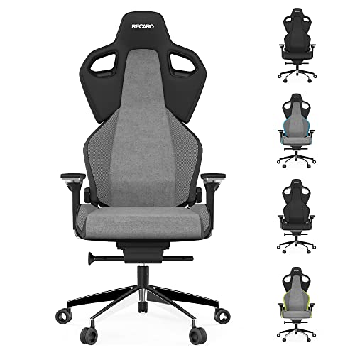 RECARO Exo Platinum Graphite | Ergonomischer, hochwertiger Gaming Stuhl | Mit stufenloser Einstellung über Handräder | Made in Germany | Auch als Bürostuhl | TÜV Zertifiziert von RECARO