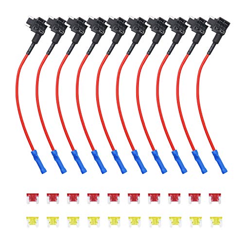 Recoil FT3-10 10er Pack 12V Auto Sicherungsadapter – ACN Low-Profile Mini Fuse mit 10 Sicherungen (10A, 20A) Recoil FT3-10 10er Pack 12V Auto Sicherungsadapter – ACN Low-Profile Mini Fuse mit 10 Sicherungen (10A, 20A) von RECOIL