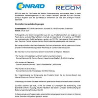 RECOM R-78CK3.3-0.5 DC/DC-Wandler 3.3V 0.5A 1.65W Inhalt 1St. von RECOM