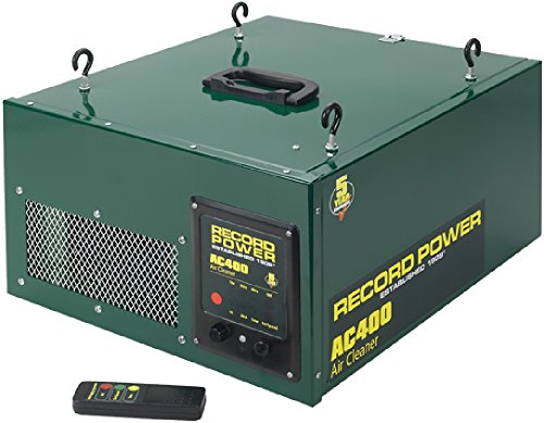 Record Power AC400 Drei-Phasen-Luftfilter mit Fernbedienung. von RECORD POWER