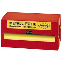 Metallfolie Stahl rostfrei 150x2500x0,200mmRECORD von RECORD METALL-FOLIEN