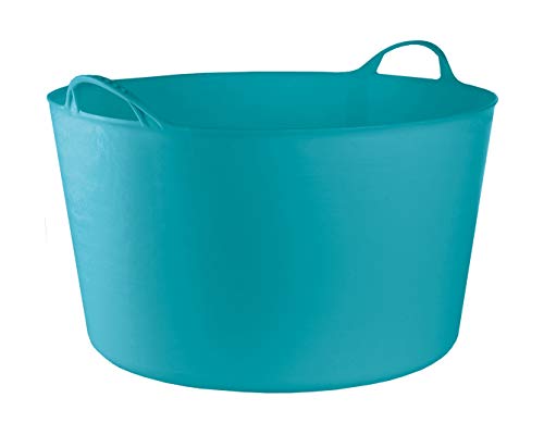 RED HOG Flexi Container Bechälter Für Haus, Garten, Gebäude, Super Stark, Mehrzweck, Griffe Haltbarkeit: 120 kg, 55x35x44,5 cm, (55L - Türkis) von RED HOG