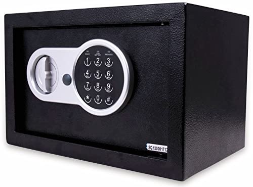 RED OPTICUM 10050 AX Samson Safe Tresor 31x20x20cm - Tresor mit elektronischem Zahlenschloss inkl. 2× Notschlüssel - Wandtresor Möbeltresor aus robustem Stahl mit Doppelbolzen Verriegelung RED OPTICUM 10050 AX Samson Safe Tresor 31x20x20cm - Tresor mit elektronischem Zahlenschloss inkl. 2× Notschlüssel - Wandtresor Möbeltresor aus robustem Stahl mit Doppelbolzen Verriegelung von RED OPTICUM