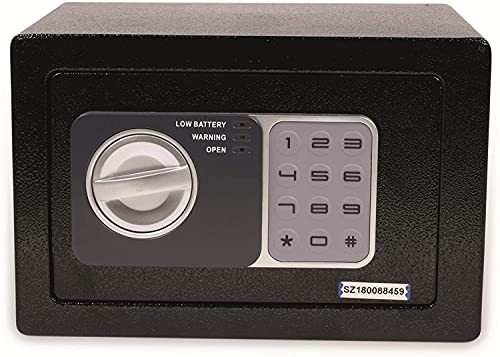 RED OPTICUM AX Compact Safe Tresor 17x23x17cm - Tresor mit elektronischem Zahlenschloss inkl. 2× Notschlüssel - Wandtresor Möbeltresor aus robustem Stahl mit Doppelbolzen Verriegelung RED OPTICUM AX Compact Safe Tresor 17x23x17cm - Tresor mit elektronischem Zahlenschloss inkl. 2× Notschlüssel - Wandtresor Möbeltresor aus robustem Stahl mit Doppelbolzen Verriegelung von RED OPTICUM