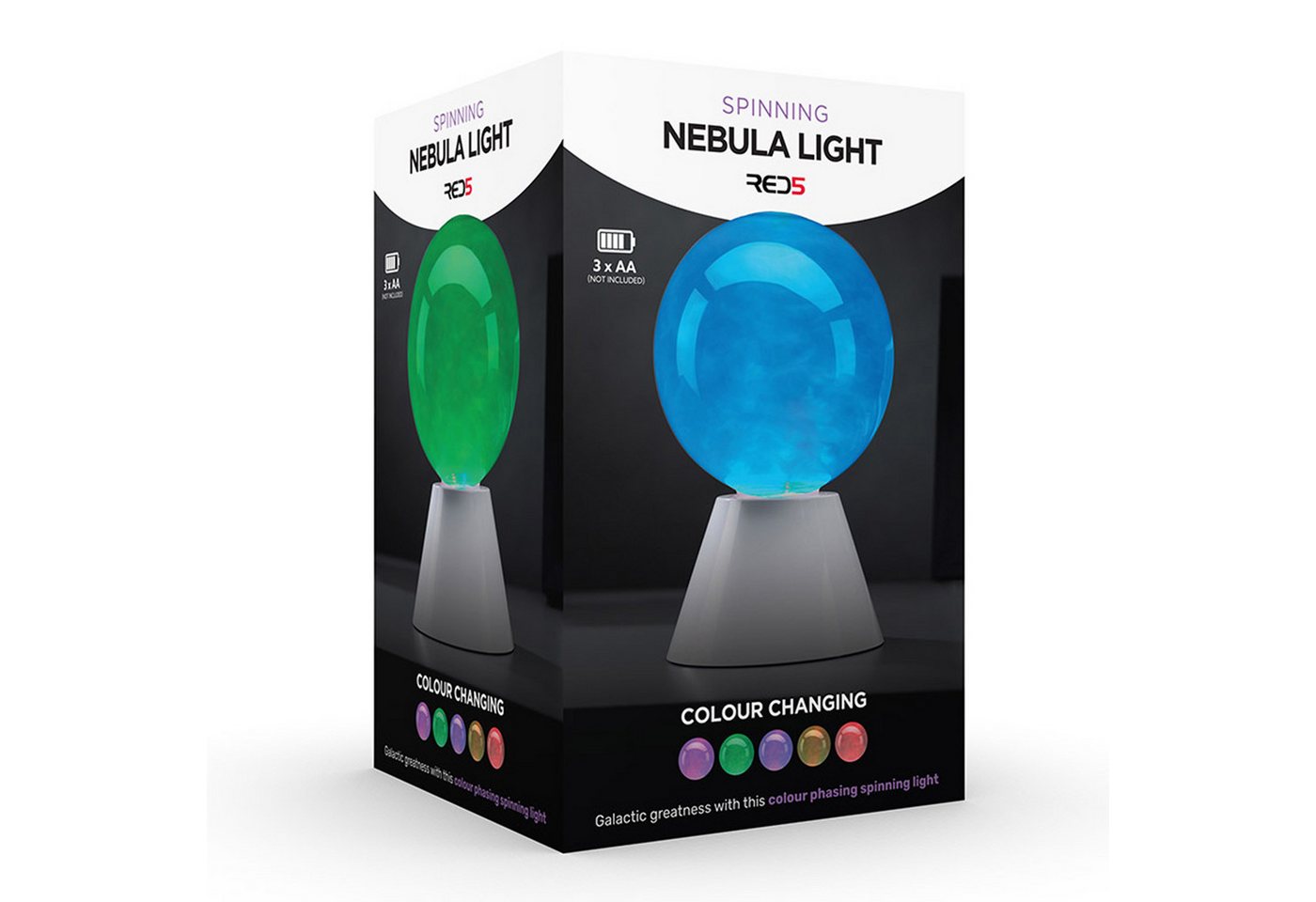 RED5 Dekolicht Spinning Nebula Licht (Farbwechsel) von RED5